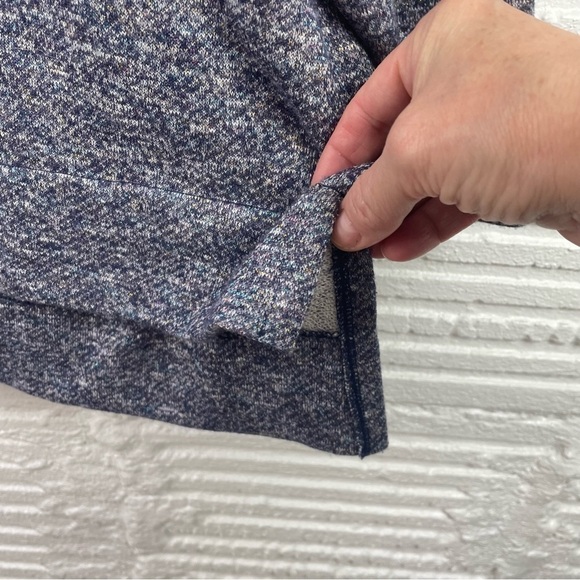 Lane Bryant Knit Tunic Relaxed Fit Hi-Lo Hem Heather Blue W/Metallic Size 22/24 - Picture 7 of 14